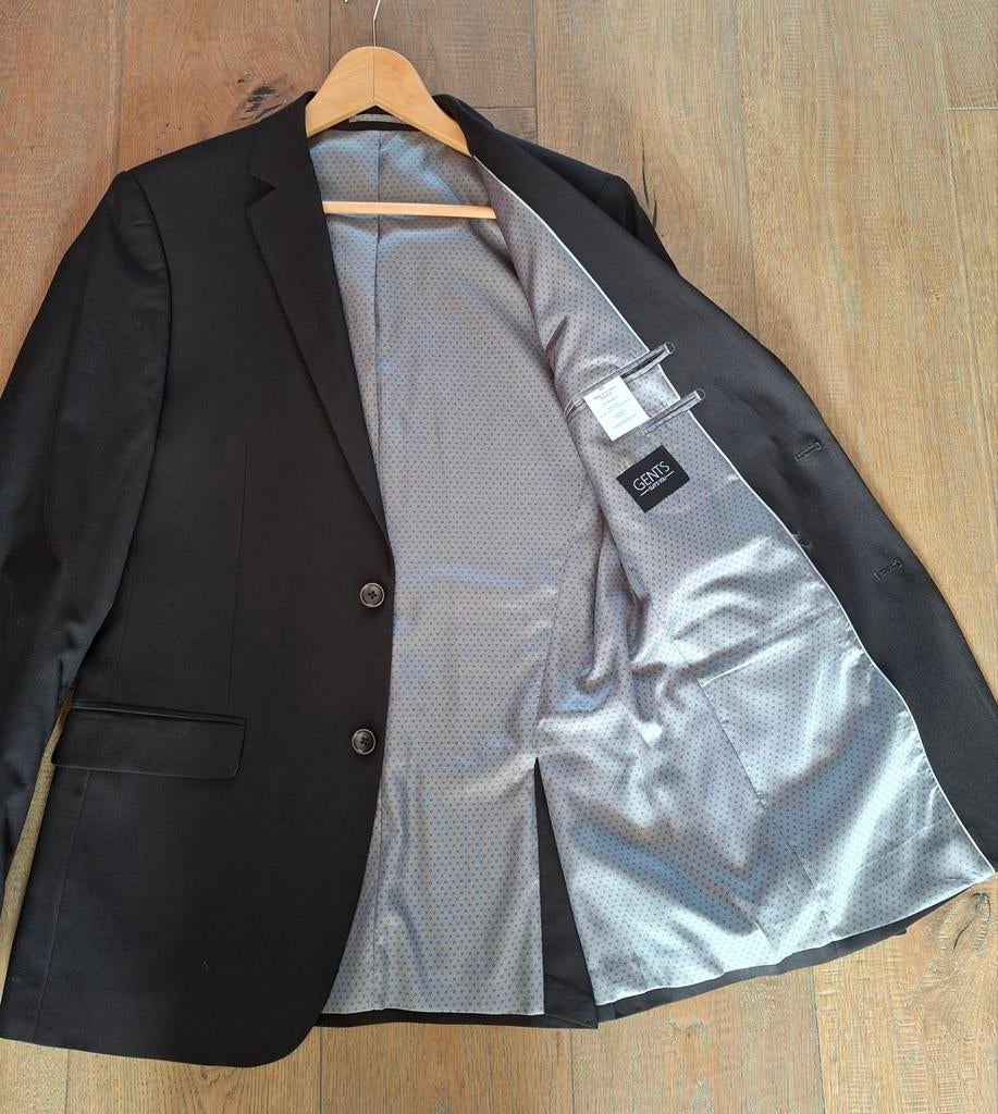 Gents M&M Colbert blend zwart, mt. 94 - Nw., Kleding | Heren, Ophalen of Verzenden, Nieuw, Zwart, Gents