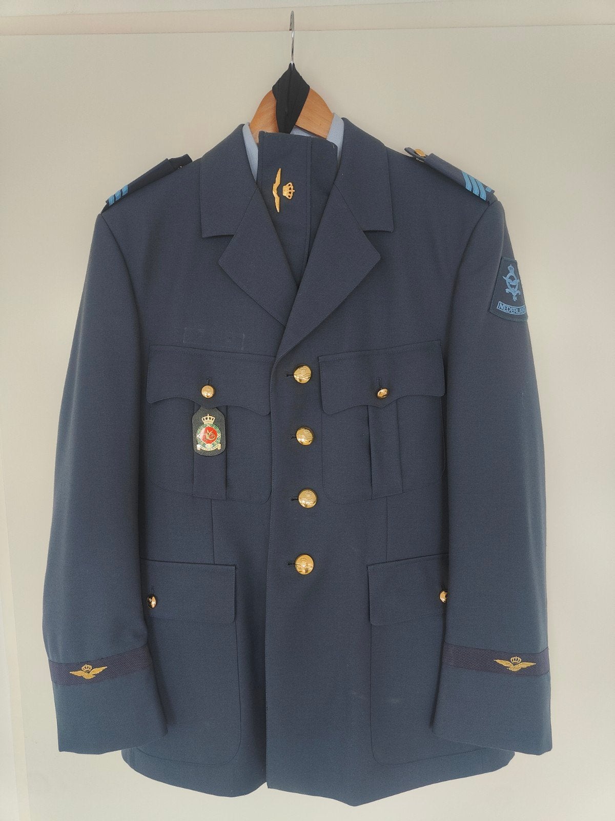 KLu Luchtmacht Uniform - Maat 52 - Hedex 1991, Ophalen of Verzenden, Luchtmacht, Nederland, Kleding of Schoenen
