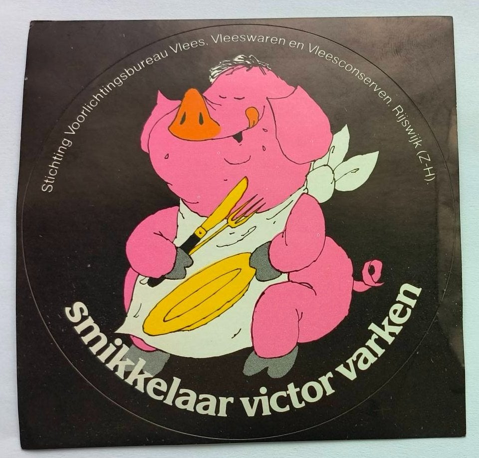 Sticker Smikkelaar Viktor varken, Ophalen of Verzenden, Zo goed als nieuw, Overige typen