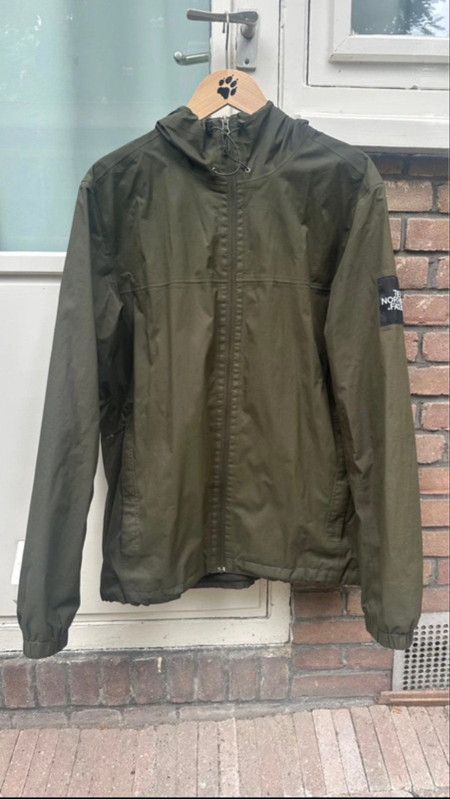 The North Face regenjas - maat L, Ophalen of Verzenden, Zo goed als nieuw, Maat 52/54 (L), Groen