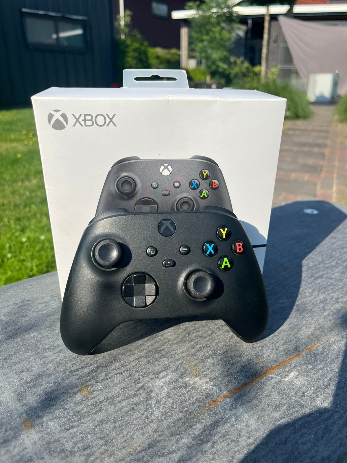 Xbox Series S/X Controller Zwart + Doos, Spelcomputers en Games, Ophalen of Verzenden, Zo goed als nieuw, Controller, Xbox Series S