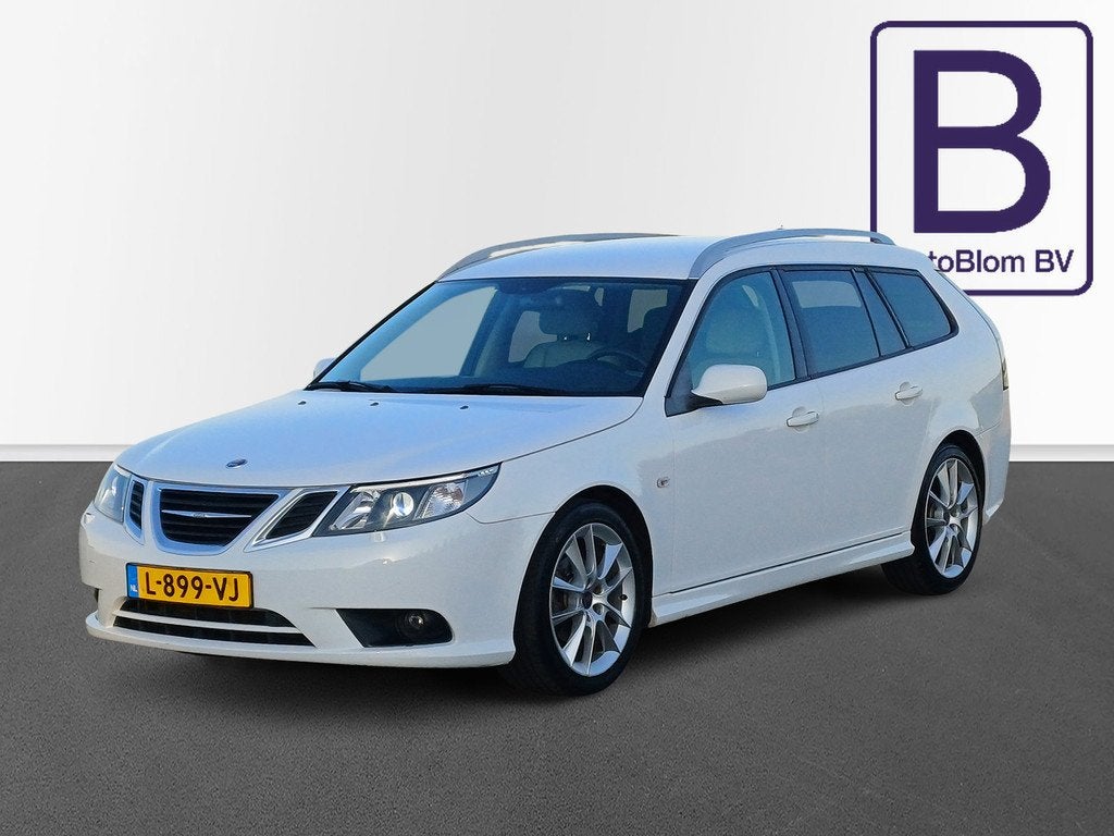 Saab 9-3 Sport Estate 1.8t Vector /Unieke auto!/Aantoonbaar, Auto's, Saab, Automatische klimaatregeling, Gebruikt, Beige, 4 cilinders