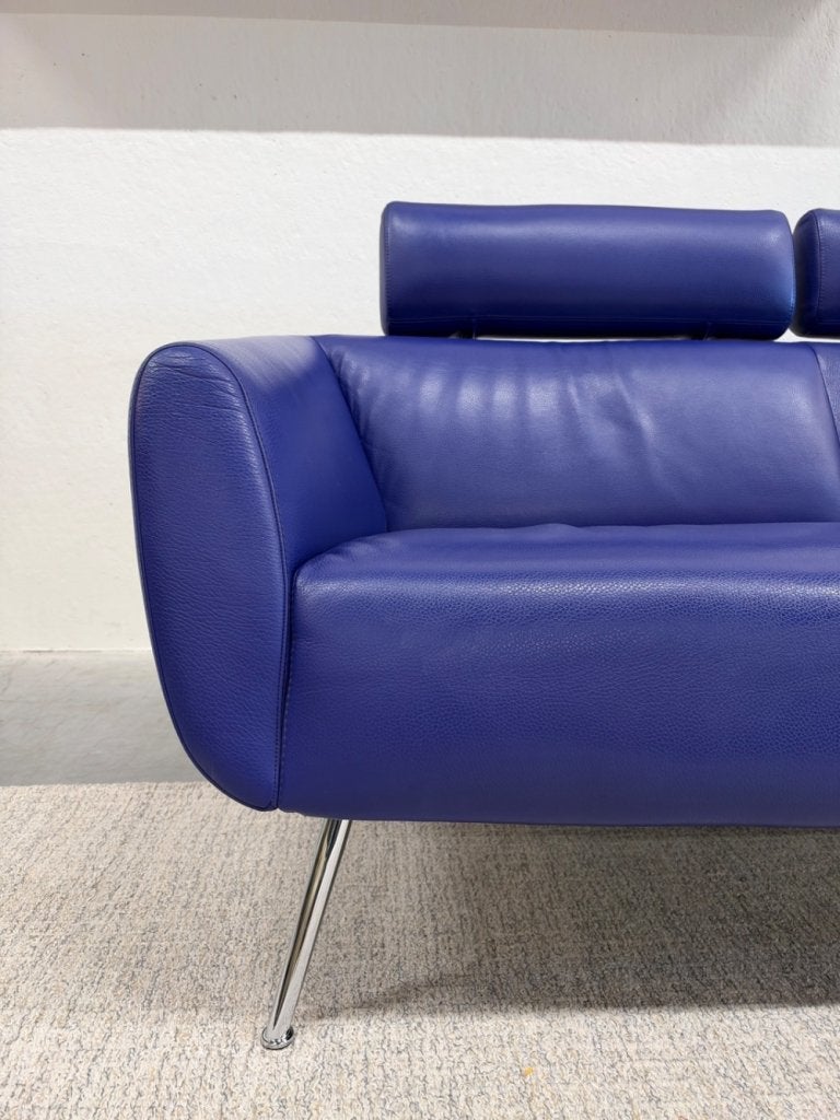 Leolux Marabeau Bank 2,5 zits Senso Indigo 181, Leolux, Info@leolux.nl, Montis Artifort Pode Gelderland Design on Stock Label Vandenberg