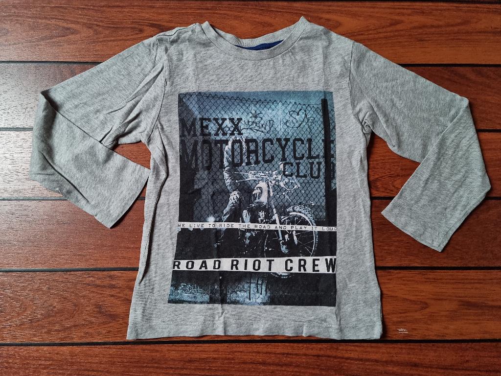 MEXX shirt maat 110/116 ** LEUKE TEKST ** ERG LEUK **, Kinderen en Baby's, Kinderkleding | Maat 110, Mexx, Gebruikt, Ophalen of Verzenden