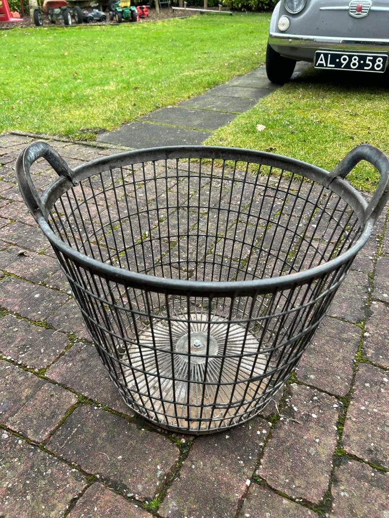Oude Houtmand / Aardappelmand, Ophalen, Gebruikt, Metaal, Minder dan 50 cm