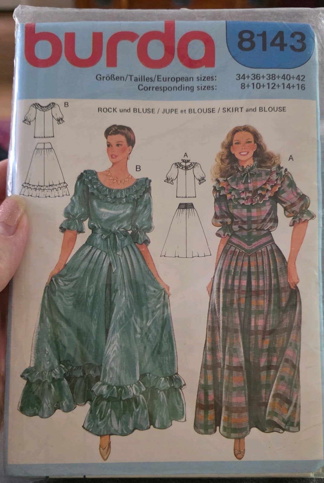 Burda Stijl nr 8143 Nieuw, Hobby en Vrije tijd, Overige typen, Vrouw, Nieuw, Burda