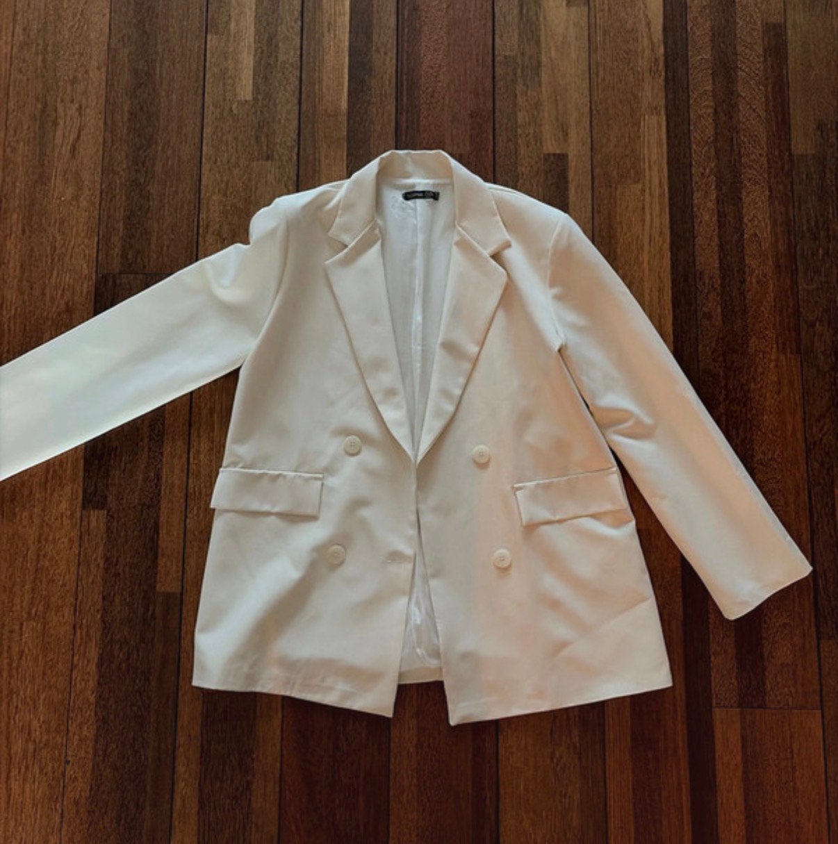 blazer, Maat 38/40 (M), Verzenden, Wit, Zo goed als nieuw