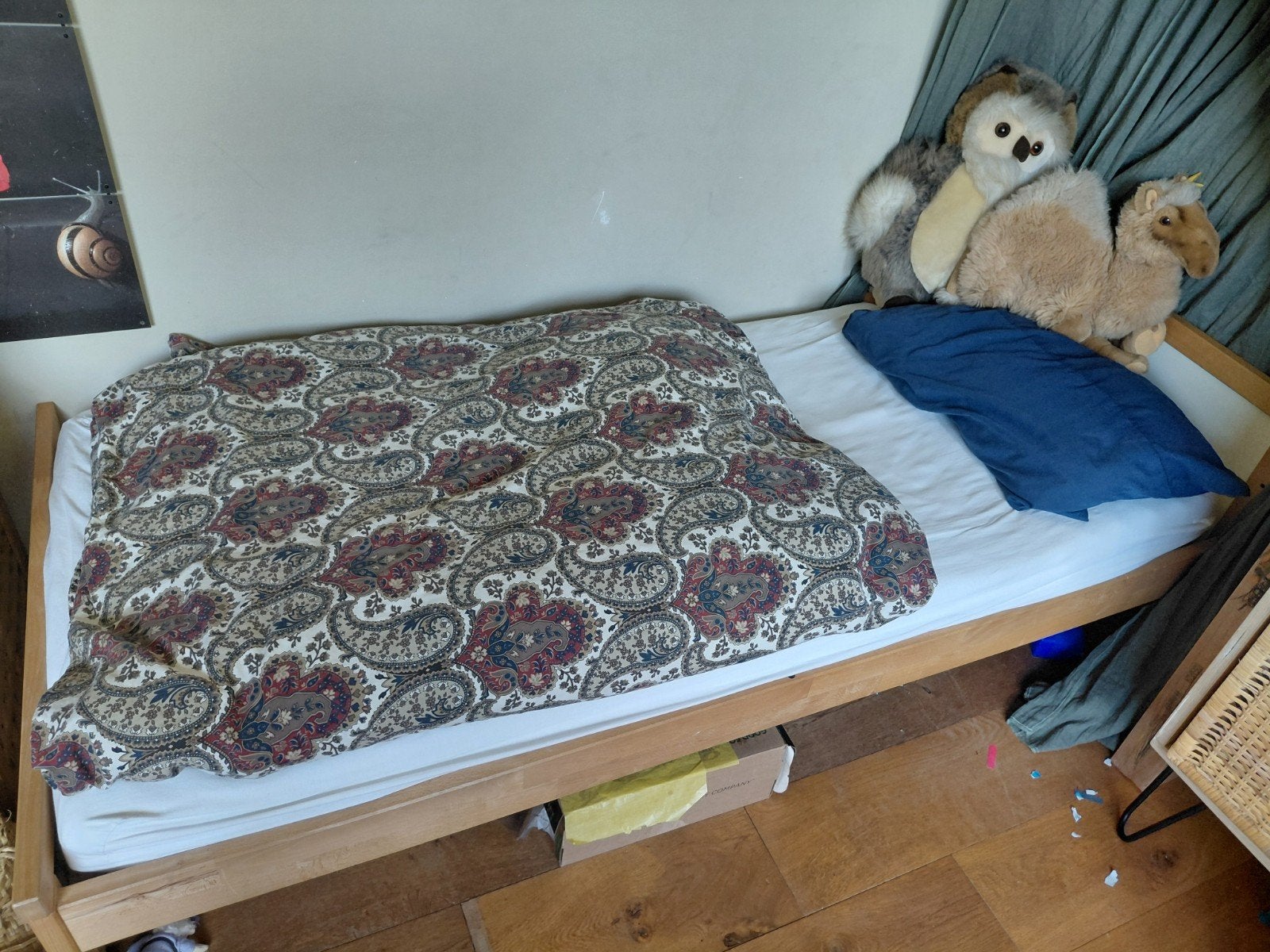 Kinderbed 70 x160, Ophalen, 70 tot 85 cm, 140 tot 160 cm, Zo goed als nieuw