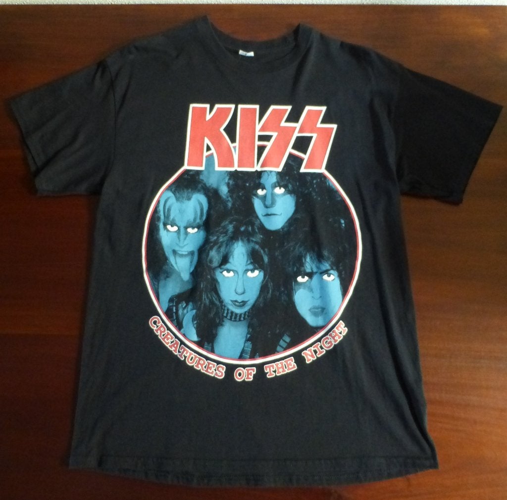 KISS Creatures Of The Night Shirt Maat L, Ophalen of Verzenden, Zo goed als nieuw, Maat 52/54 (L), Zwart