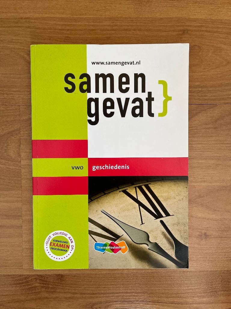 Samengevat Geschiedenis - VWO, Boeken, Schoolboeken, VWO, Geschiedenis, ThiemeMeulenhoff, Ophalen of Verzenden
