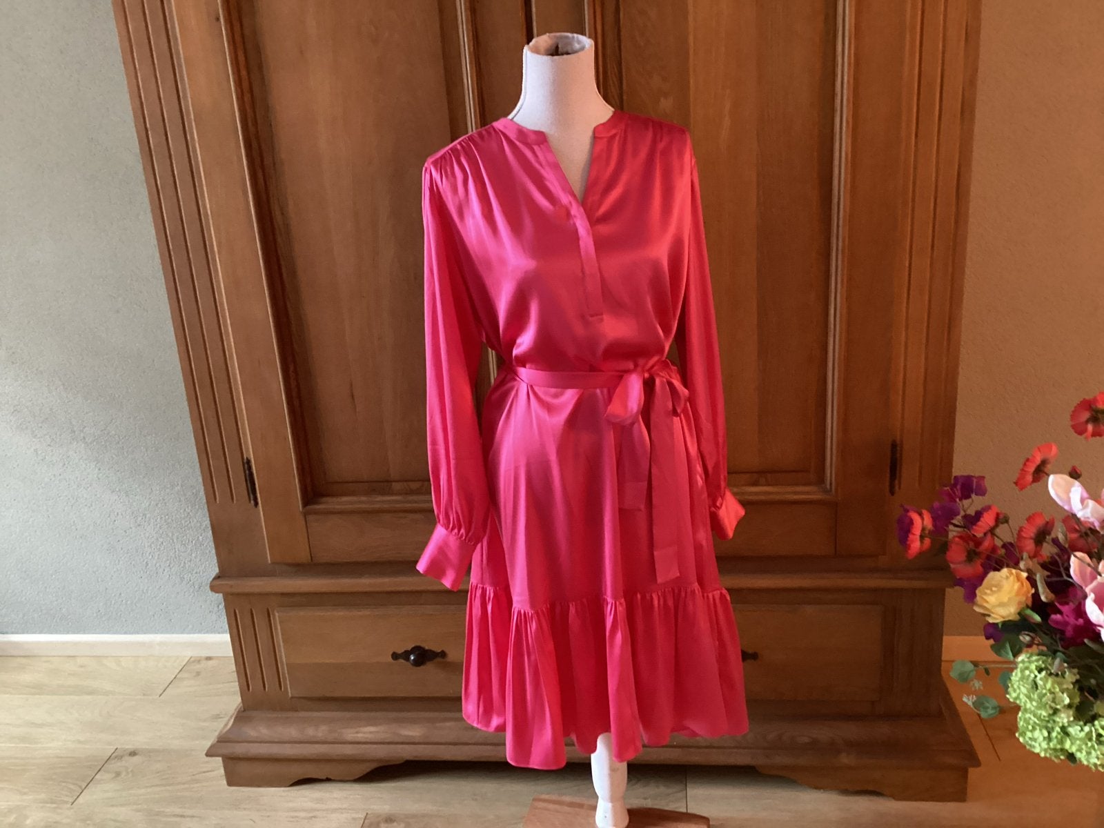 Roze zijden jurk van Herzen's Angelegenheit, maat 34, Kleding | Dames, Jurken, Nieuw, Ophalen of Verzenden, Roze, Maat 34 (XS) of kleiner