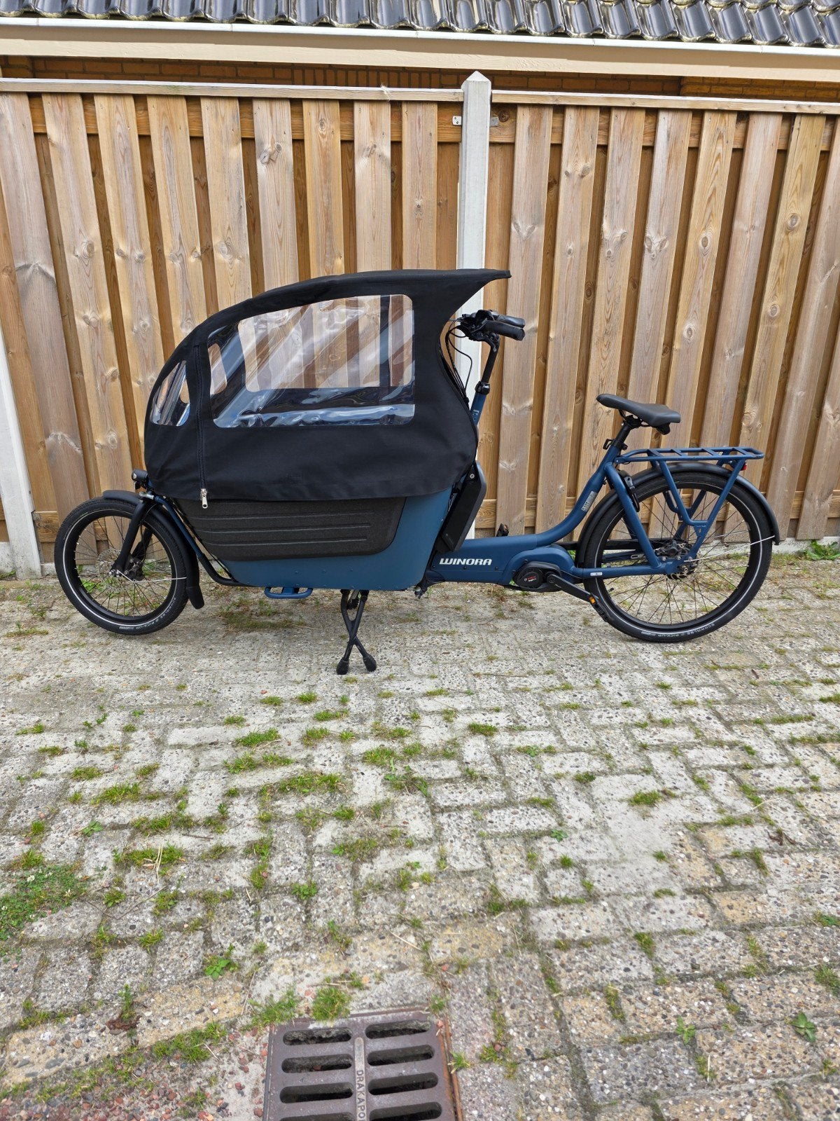 Elektrische Bakfiets Batavus Winora Bosch Middenmotor, Ophalen, Zo goed als nieuw, Batavus