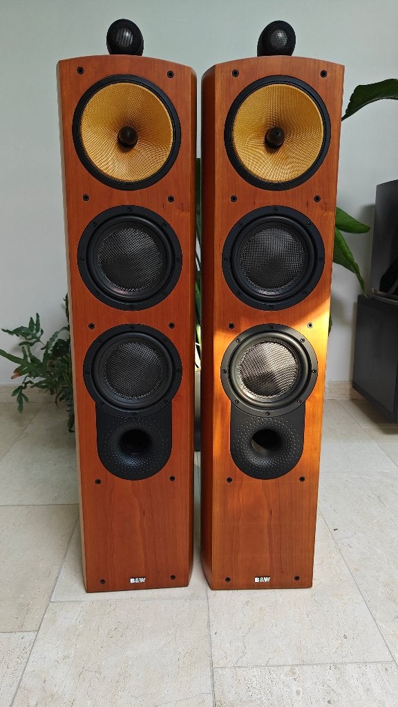 B&W 804N Nautilus Cherrywood, Audio, Tv en Foto, Vloerstaande luidspreker, Gebruikt, Bowers & Wilkins (B&W), Ophalen