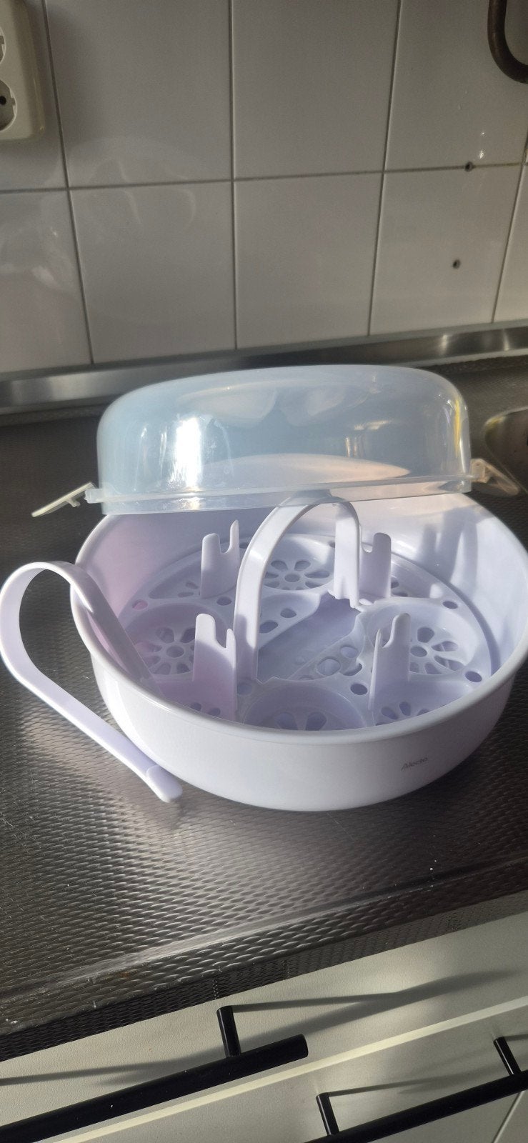 Alecto Magnetron Sterilisator voor Babyflessen, Ophalen, Gebruikt