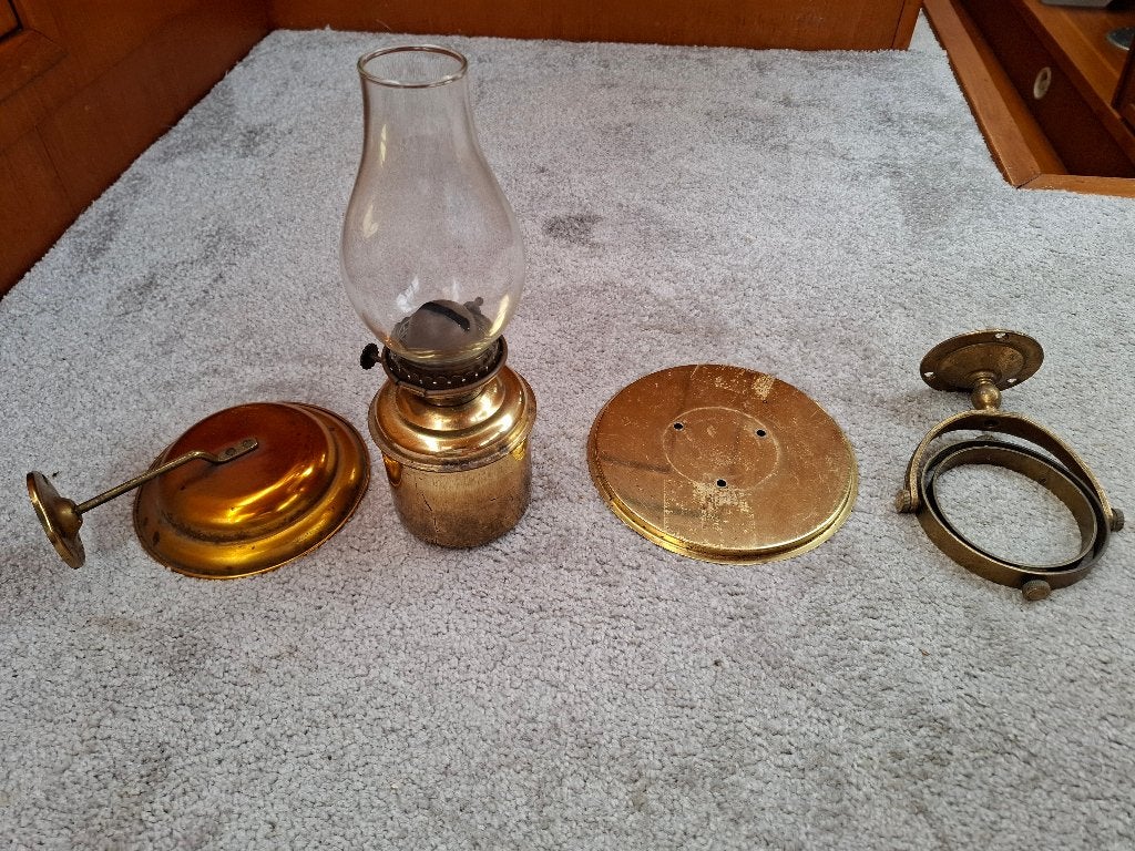 Olielamp cardanisch, Ophalen of Verzenden