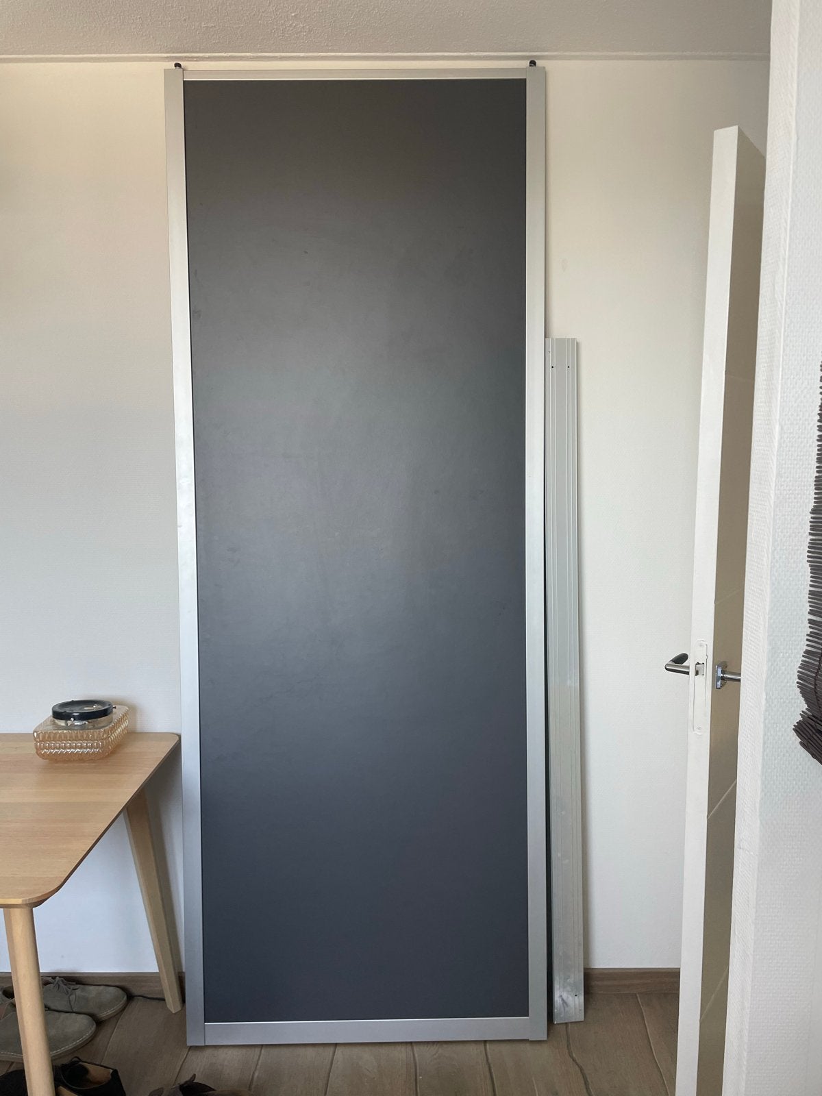 Grijze roldeuren, Ophalen, Gebruikt, 100 tot 150 cm, 200 cm of meer