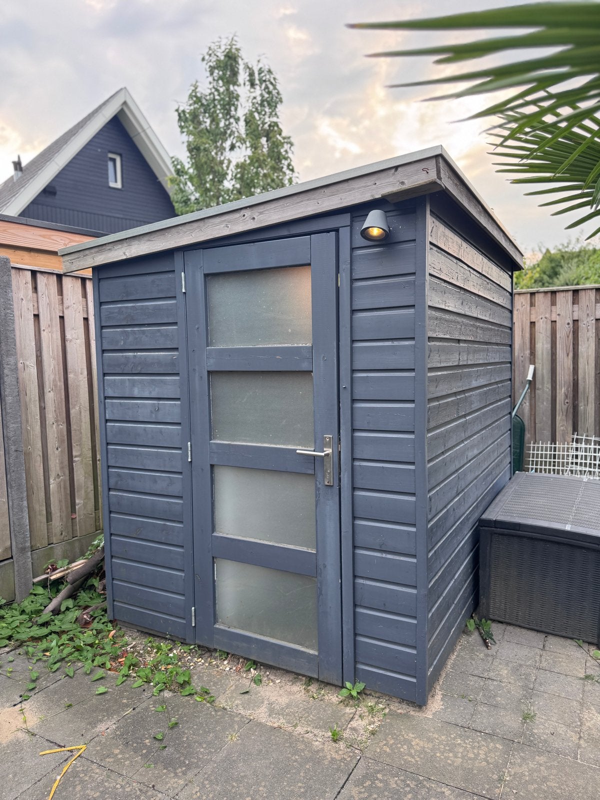 Compact Tuinhuisje (185 cm x 245 cm) zelf demonteren, Gebruikt, Minder dan 200 cm, Hout, Ophalen
