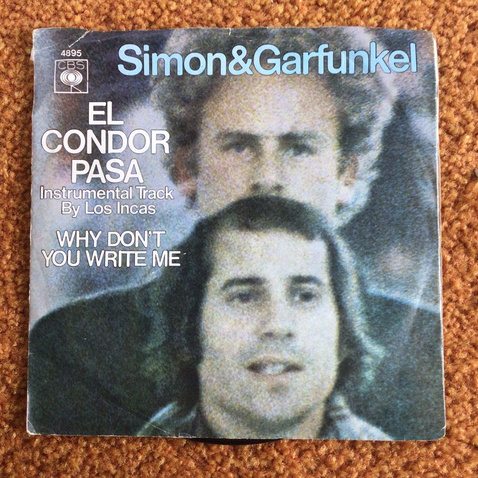 Simon and Garfunkel - 3 singles voor 3 euro, Ophalen of Verzenden, Zo goed als nieuw, Overige formaten, Levenslied of Smartlap