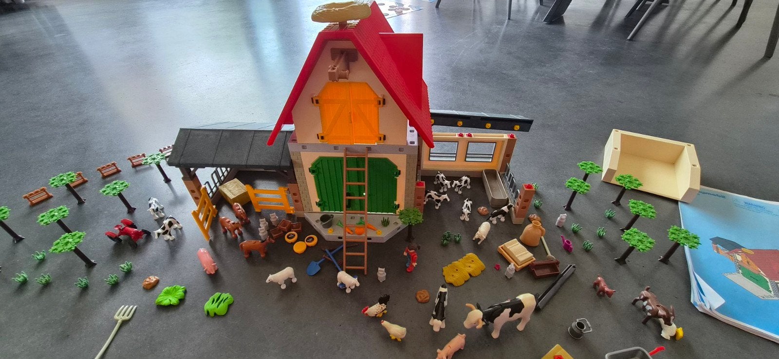 Playmobil Boerderij met extra boerderij-speelgoed, Ophalen, Gebruikt, Gebouw, Losse onderdelen