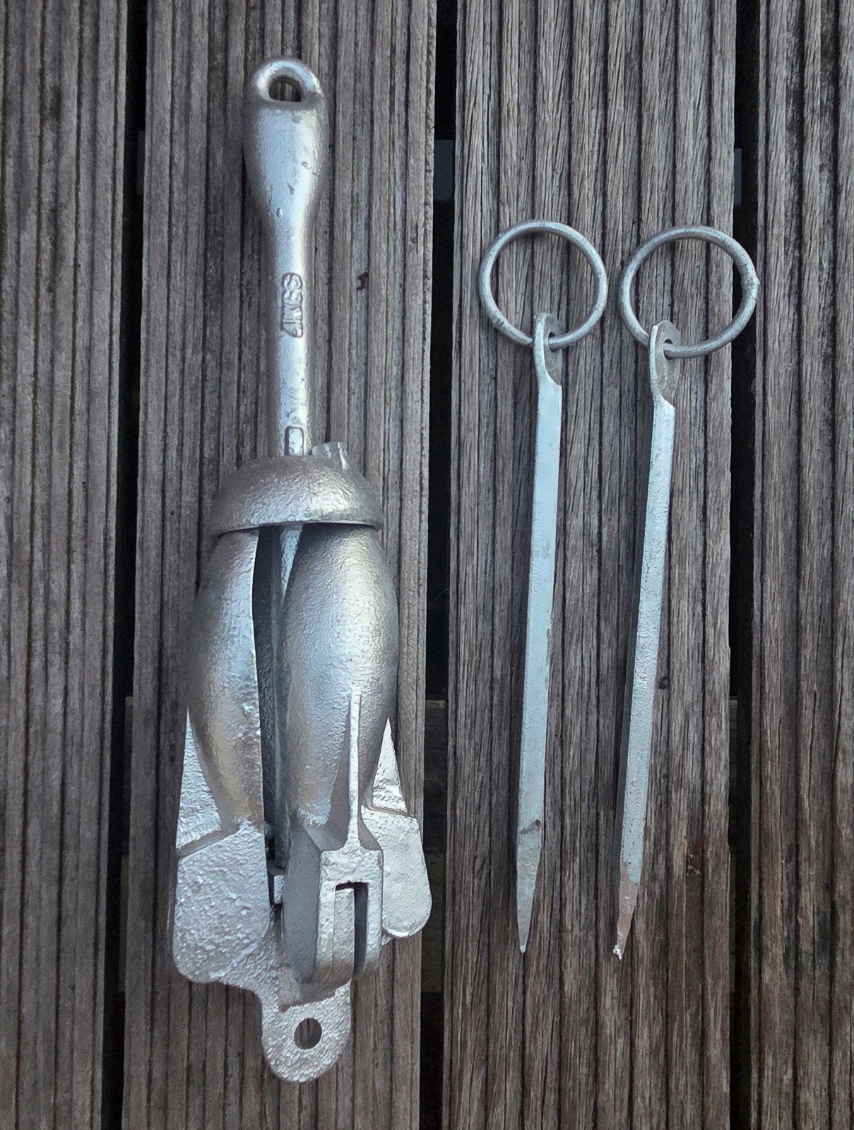 Anker - paraplu 4KG en twee meerpennen - ongebruikt, Ophalen of Verzenden, Nieuw, Overige typen