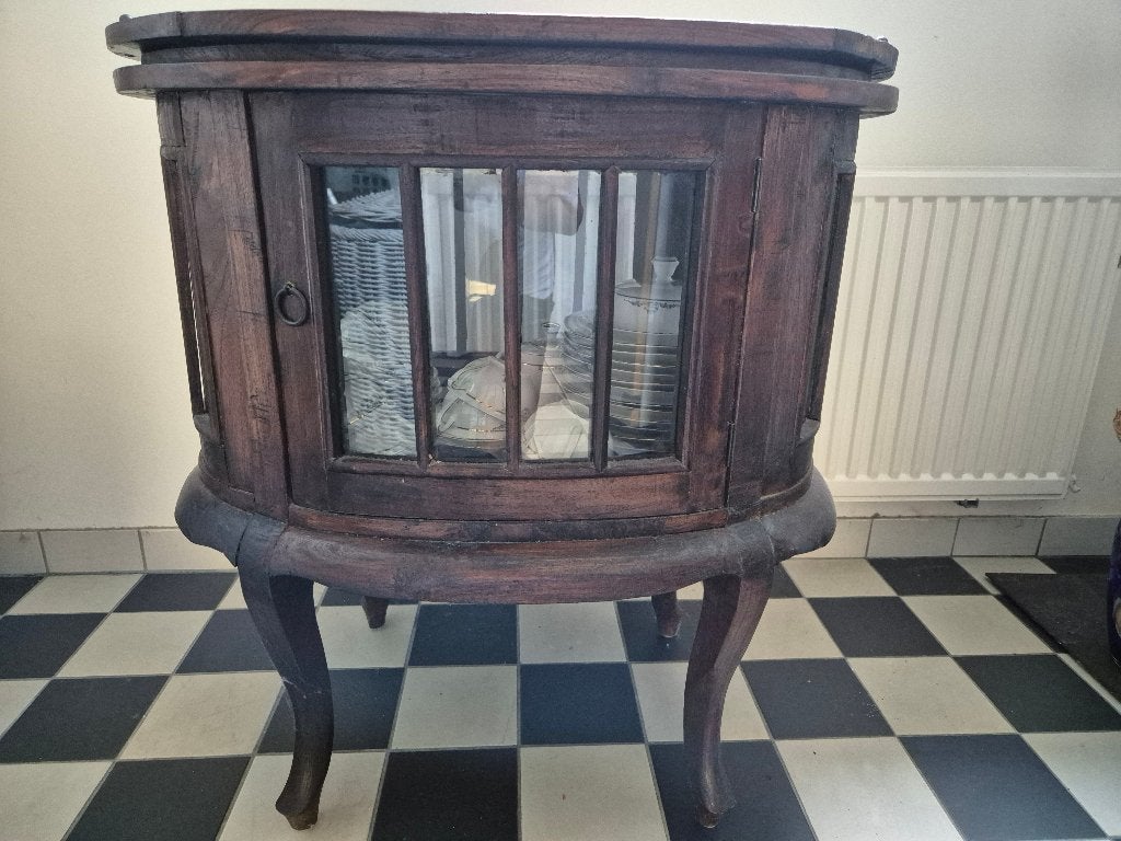 Vintage hardhouten Theekastje, Antiek en Kunst, Ophalen