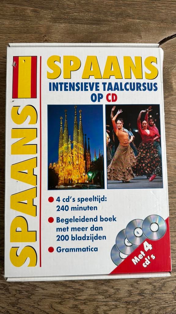 Spaans intensieve taalcursus op cd’s, Boeken, Ophalen of Verzenden, Zo goed als nieuw