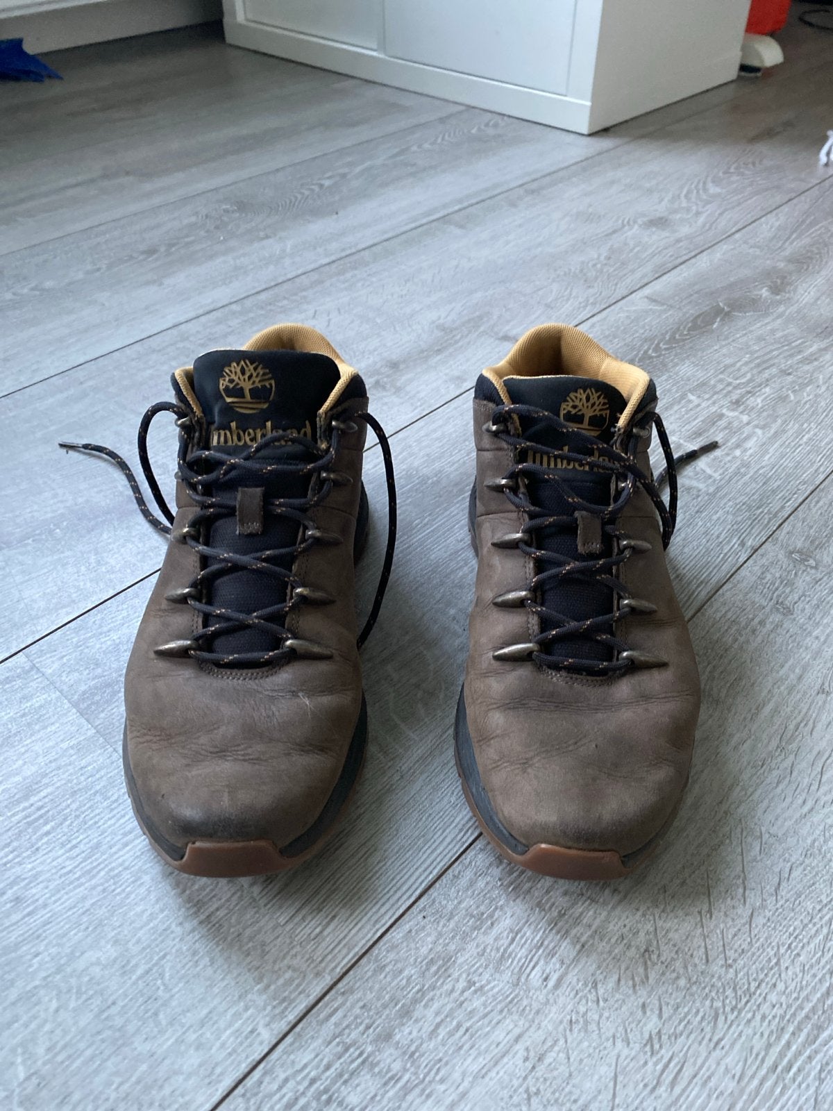 Timberland schoenen maat 42, Kleding | Heren, Schoenen, Bruin, Ophalen of Verzenden, Gedragen, Veterschoenen