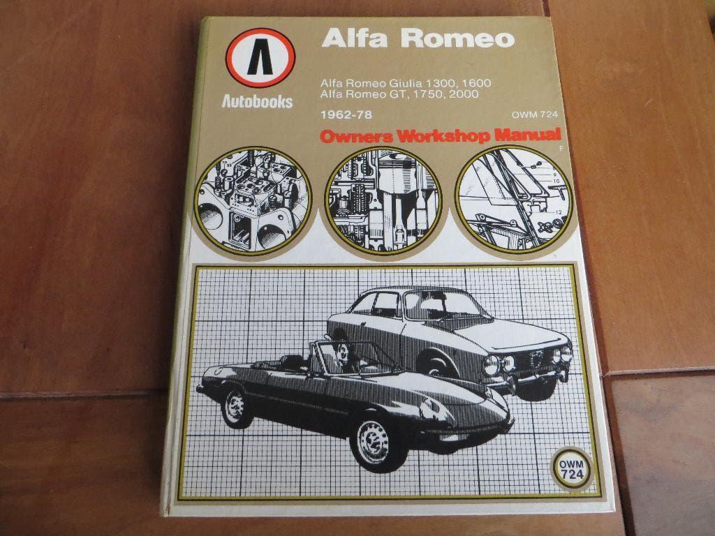 Autibooks workshop manual Alfa Romeo Giuia, GT, 1750, 2000, Auto diversen, Handleidingen en Instructieboekjes, Ophalen of Verzenden