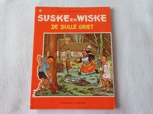 Stripboek Suske en Wiske 78 De dulle griet 1985, Willy van der Steen., Eén stripboek, Ophalen of Verzenden, Zo goed als nieuw
