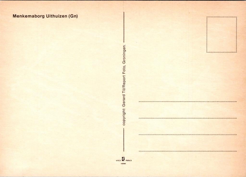Menkemaborg Uithuizen - 11 ansichtkaarten, Verzenden, 1960 tot 1980, Ongelopen, Groningen
