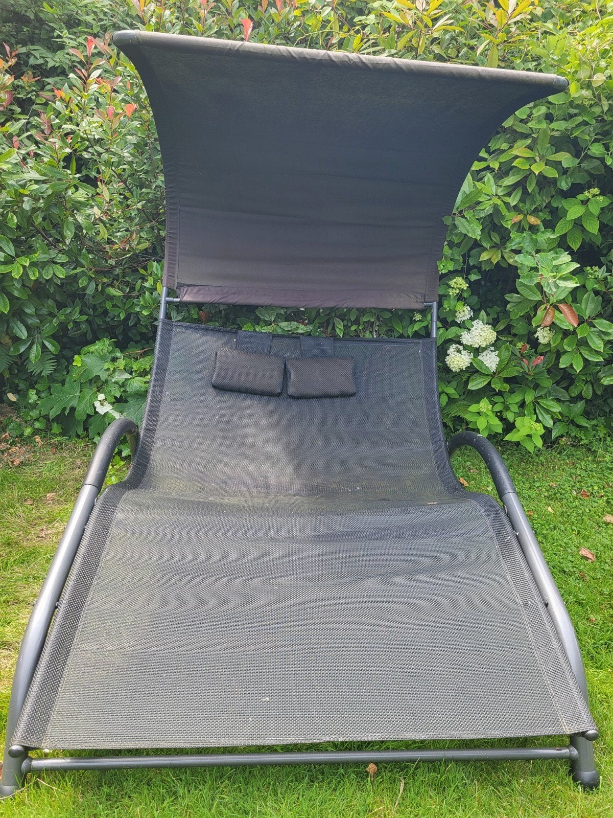 Twee persoons ligbed /lig stoel, Tuin en Terras, Ligbedden, Ophalen of Verzenden, Gebruikt