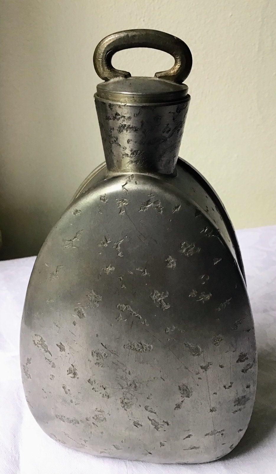 Vintage tinnen fles van Skurdal, Ophalen of Verzenden