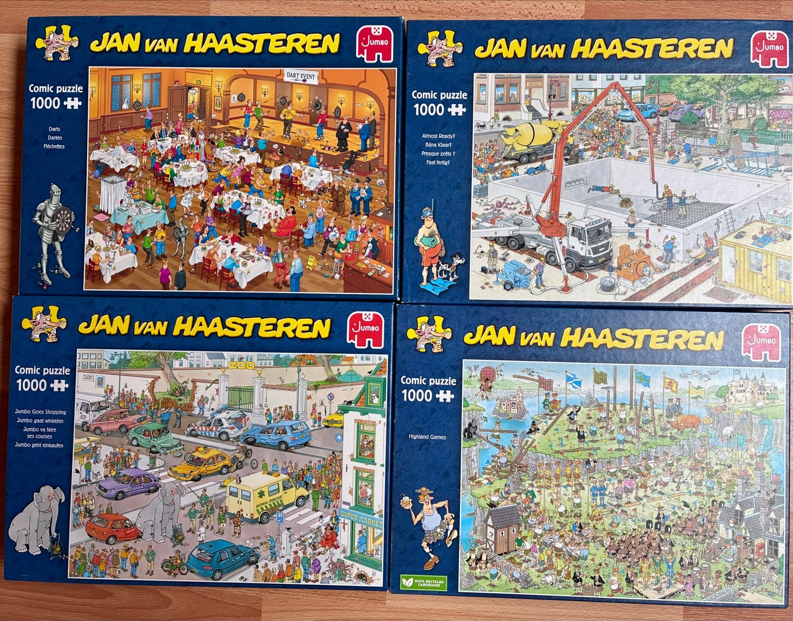 Jan van Haasteren Puzzels - 1000 stukjes, Ophalen of Verzenden, 500 t/m 1500 stukjes, Gebruikt, Legpuzzel