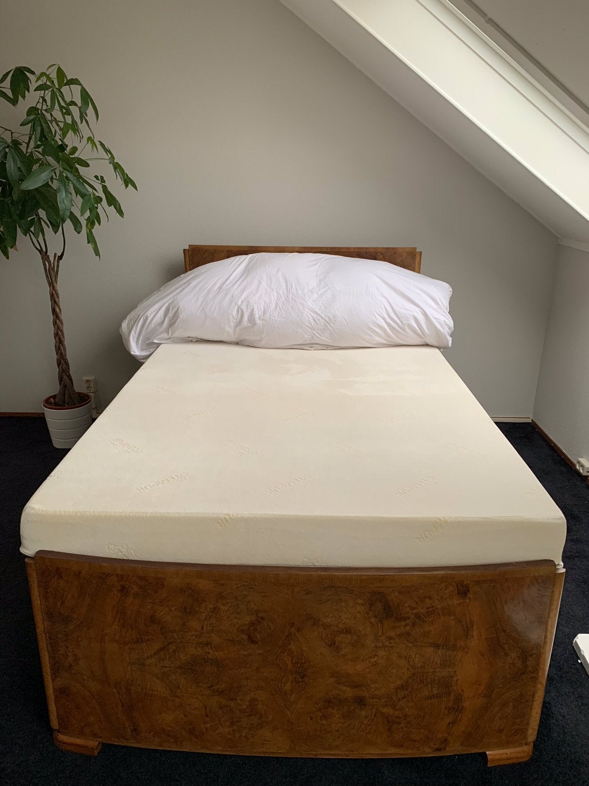 Tempur matras, Huis en Inrichting, Slaapkamer | Bedden, Ophalen, Overige materialen, Gebruikt, Wit