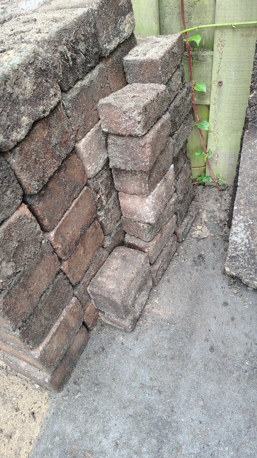 gratis kleine koppelstones, Ophalen, Gebruikt, Beton, Klinkers