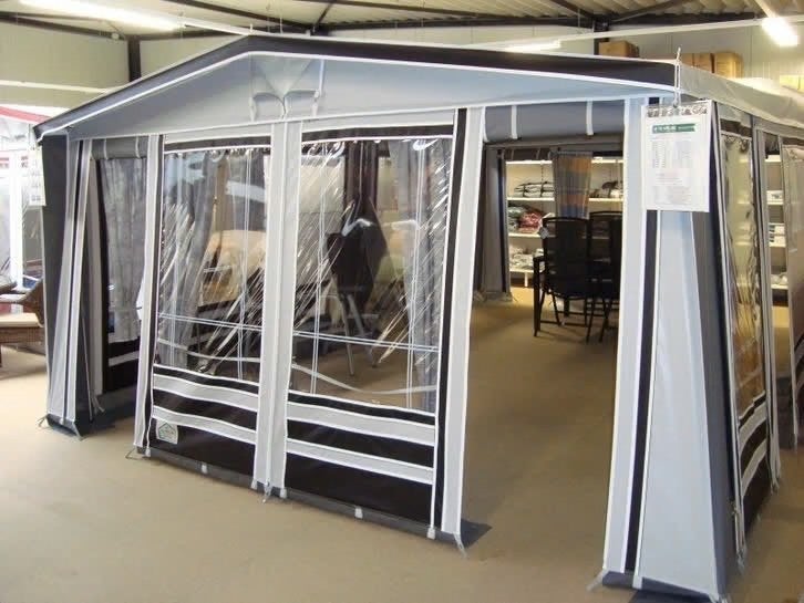 Voortent Dorema Te Velde MT 8.70 - 9.00 als nieuw 2.40 diep, Ophalen, Zo goed als nieuw, Ten Cate All Season 240g/m2, Dorema