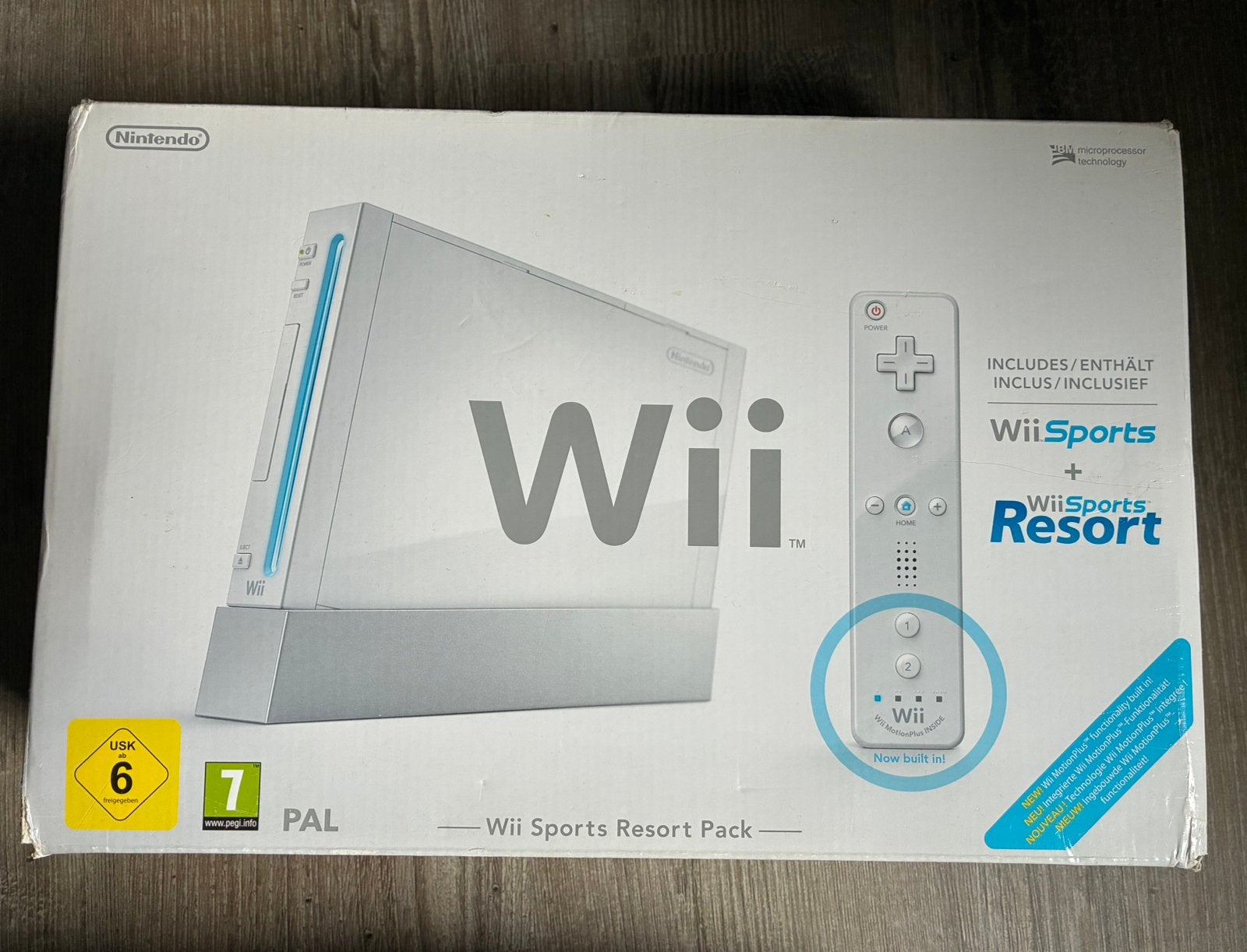 Wii Sports Resort Pack, Spelcomputers en Games, Ophalen of Verzenden, Gebruikt, Met 1 controller, Met games