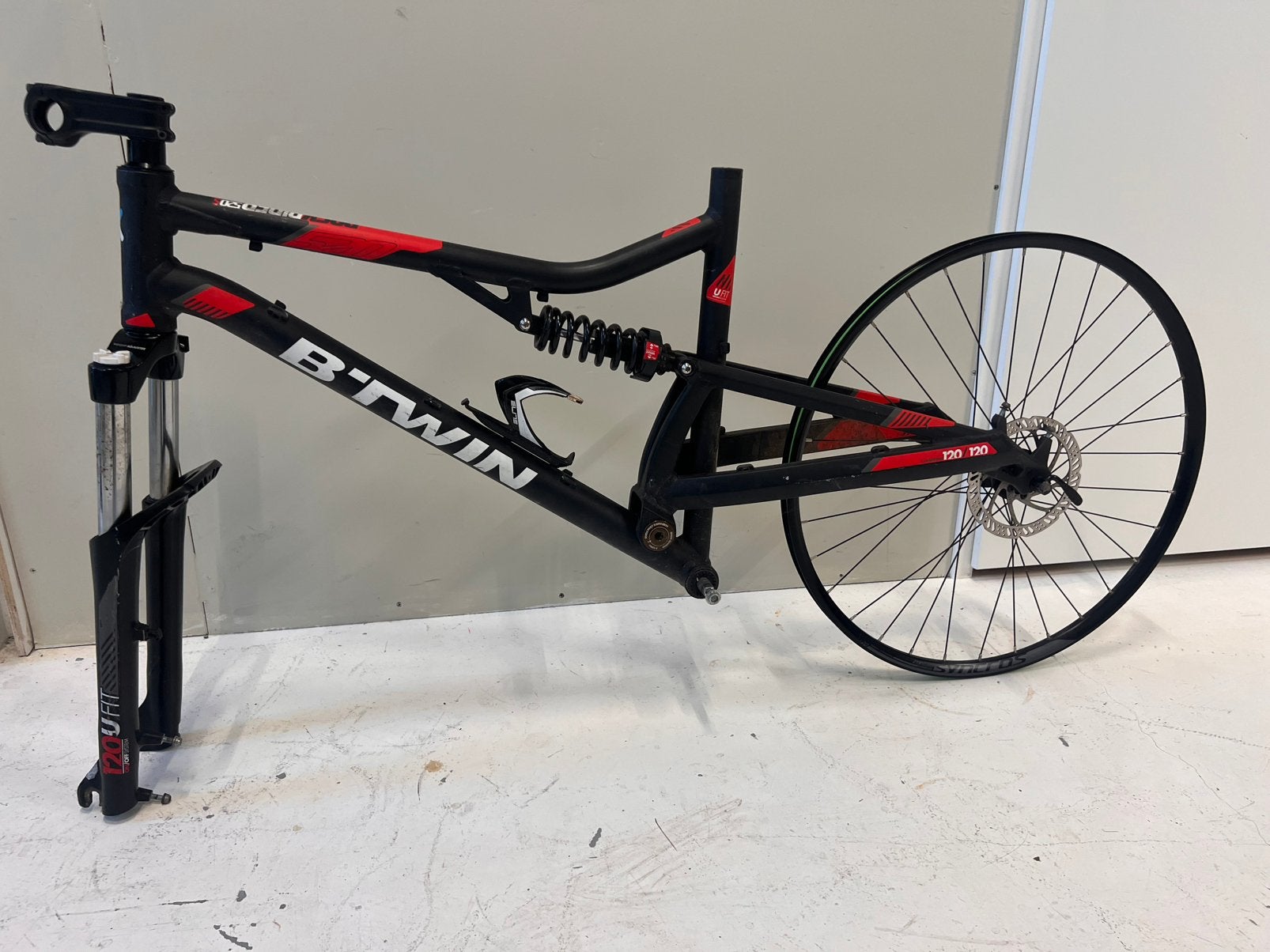 Rockrider 520s full suspension mountainbike, Ophalen, Gebruikt, ., .