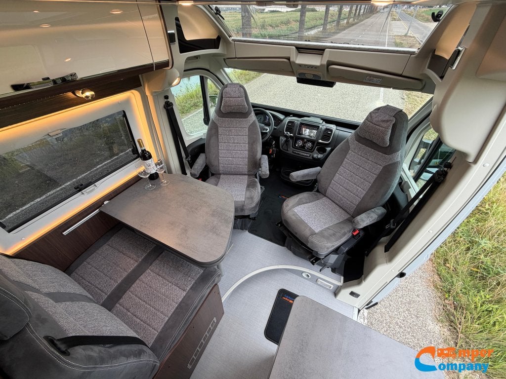 Pössl Summit Prime 640 lengtebedden/ skyroof/ airco, Caravans en Kamperen, Campers, Automaat, Verwarmde buitenspiegels, Fiat, Pössl