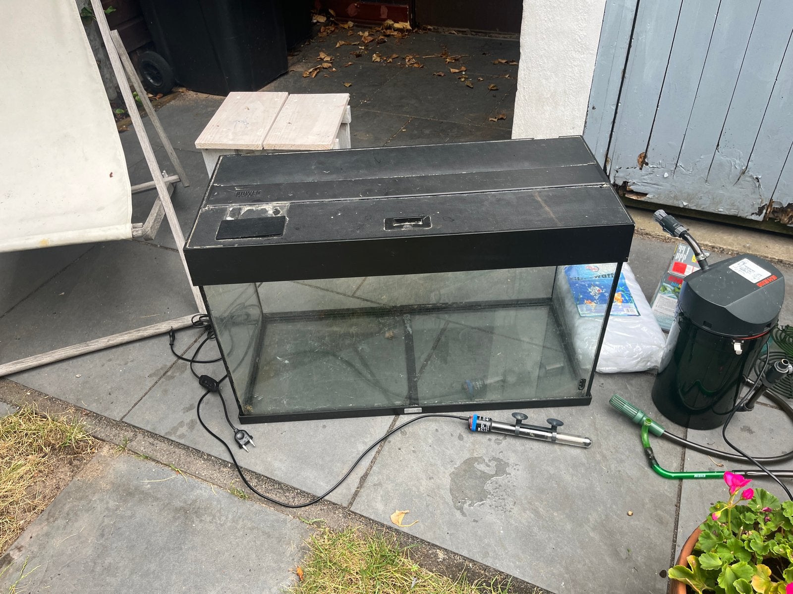 Juwel rio 125 aquarium compleet (moet opnieuw gekit), Ophalen, Inclusief deksel, Gebruikt, Leeg aquarium