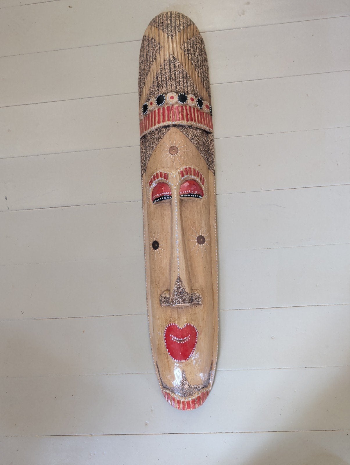Afrikaans masker 80 x 15, Ophalen of Verzenden