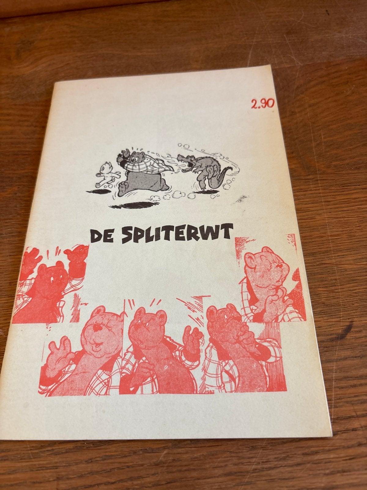 De Splinterwt - Vintage Stripboek Bommel, Boeken, Eén stripboek, Ophalen of Verzenden, Gelezen