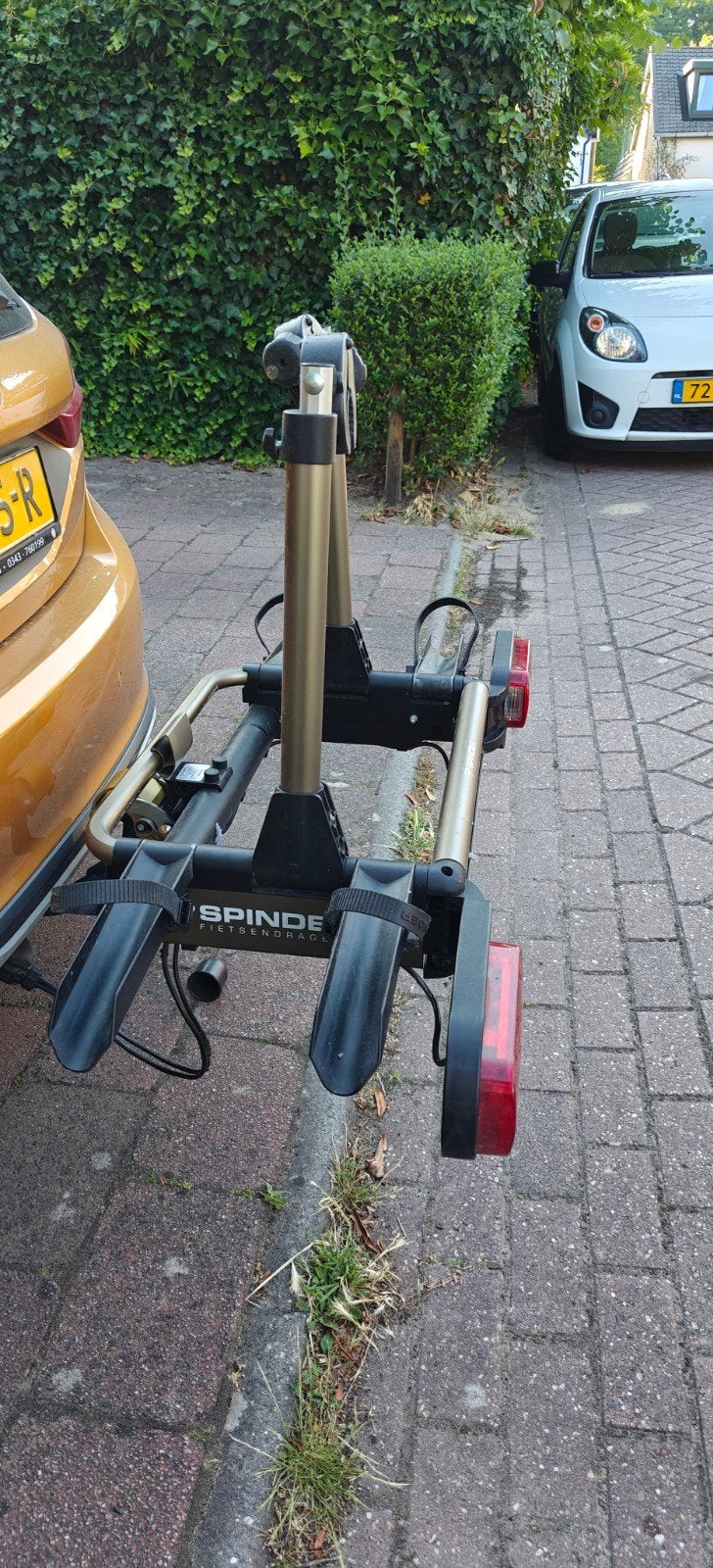 Spinder fietsdrager opvouwbaar 2 fietsen, Ophalen, Gebruikt, Trekhaakdrager