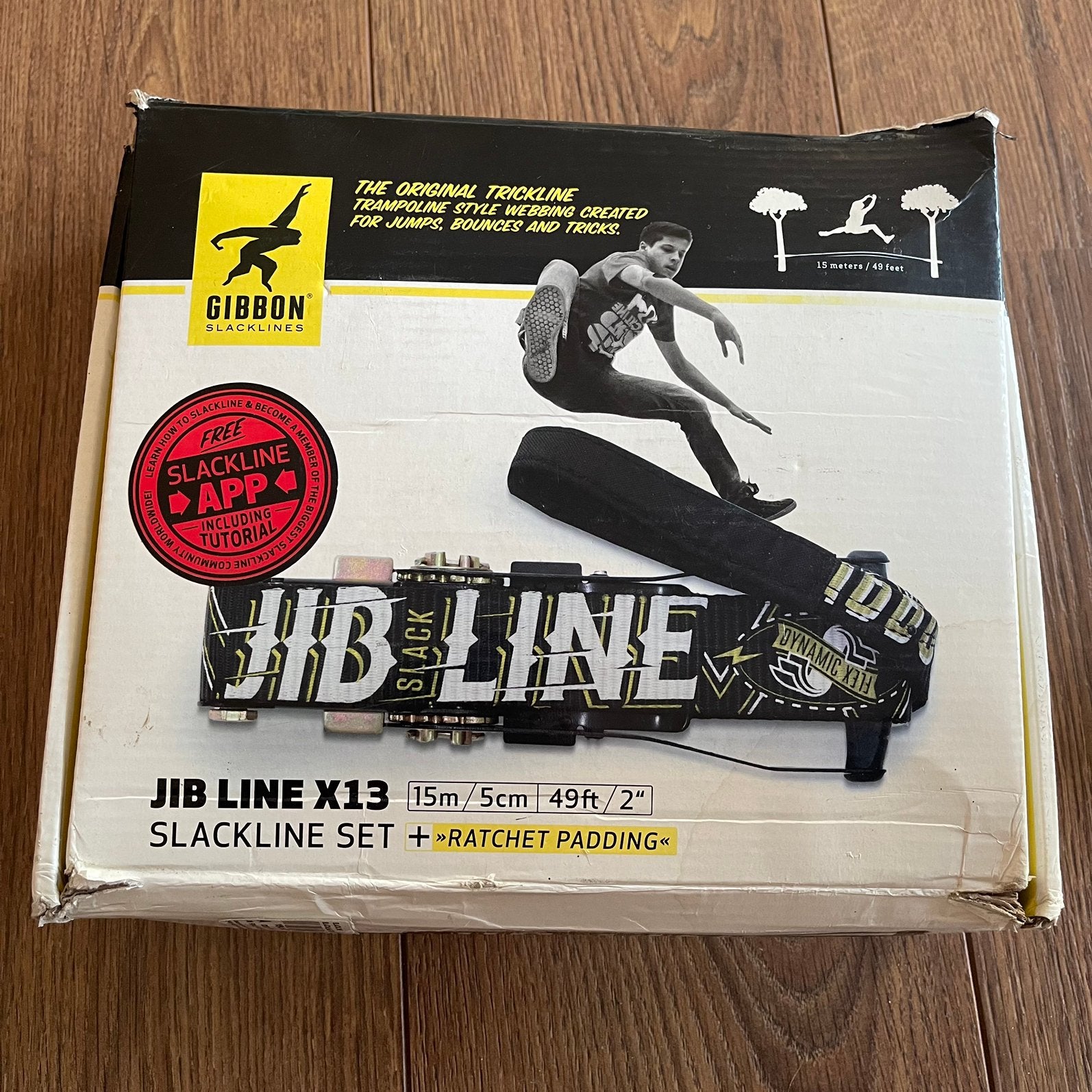 Gibbon Slackline 15M, Ophalen of Verzenden, Zo goed als nieuw
