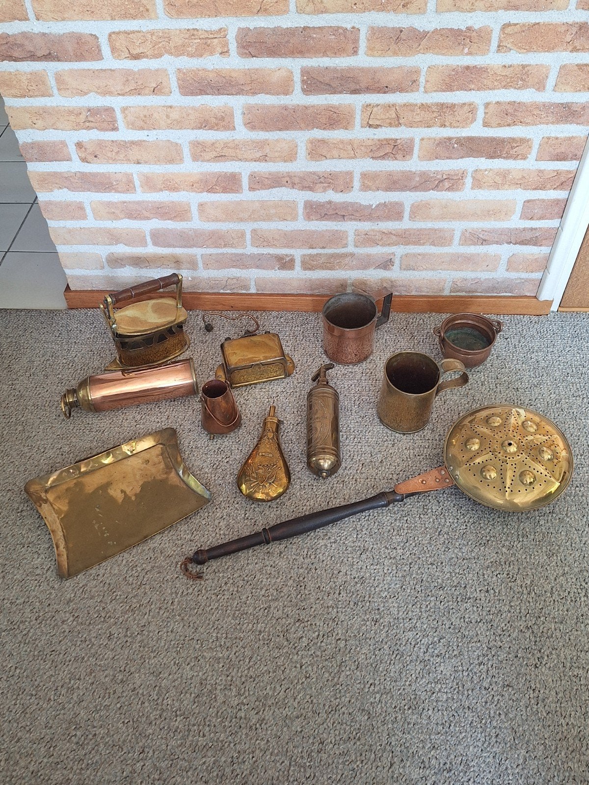 Collectie van koperen spullen, Ophalen, Koper