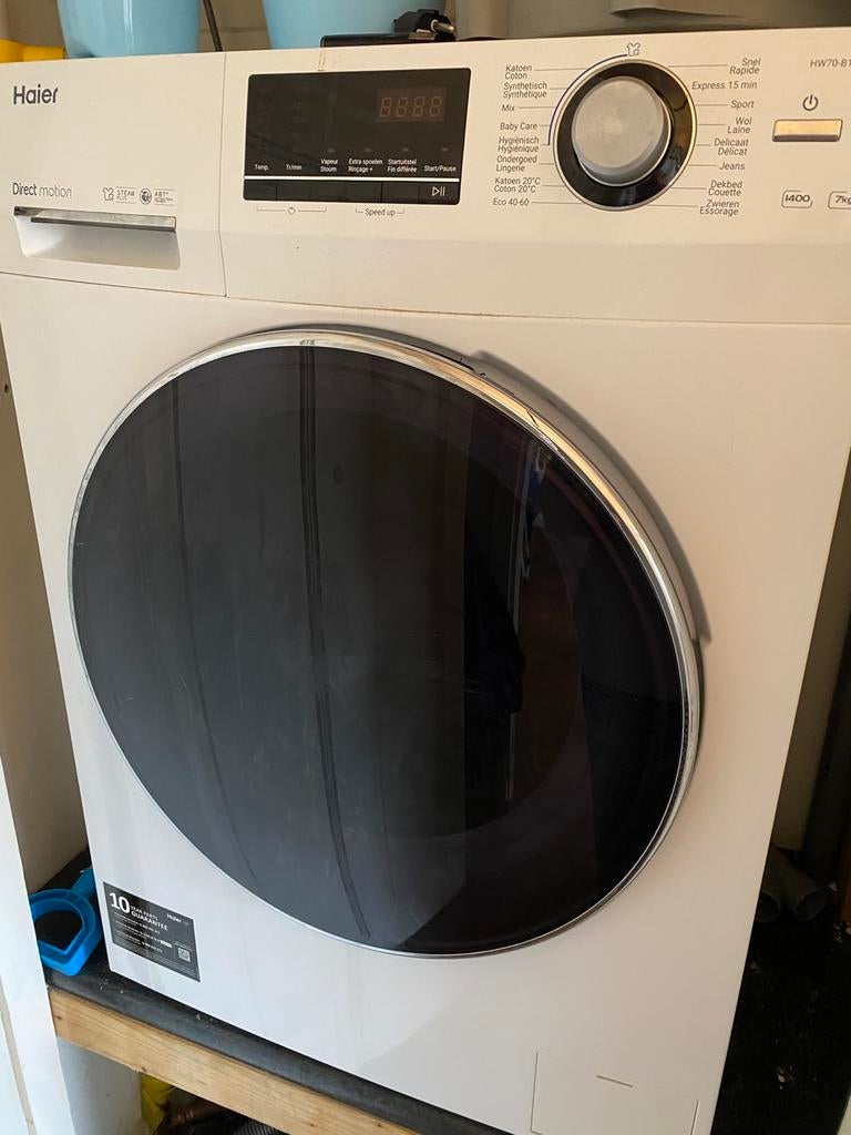 Haier wasmachine, Ophalen, 6 tot 8 kg, Zo goed als nieuw, 85 tot 90 cm