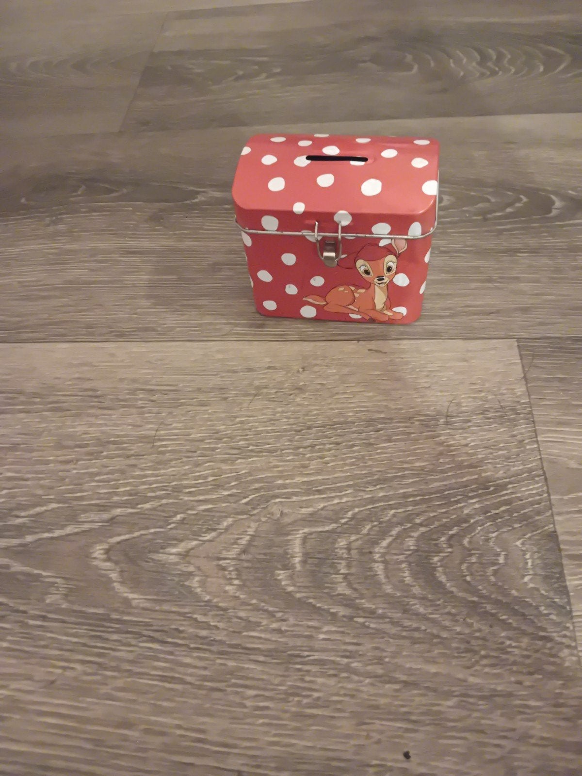 Gratis Bambi spaarpot, Ophalen of Verzenden, Gebruikt, Rood, Hardcase