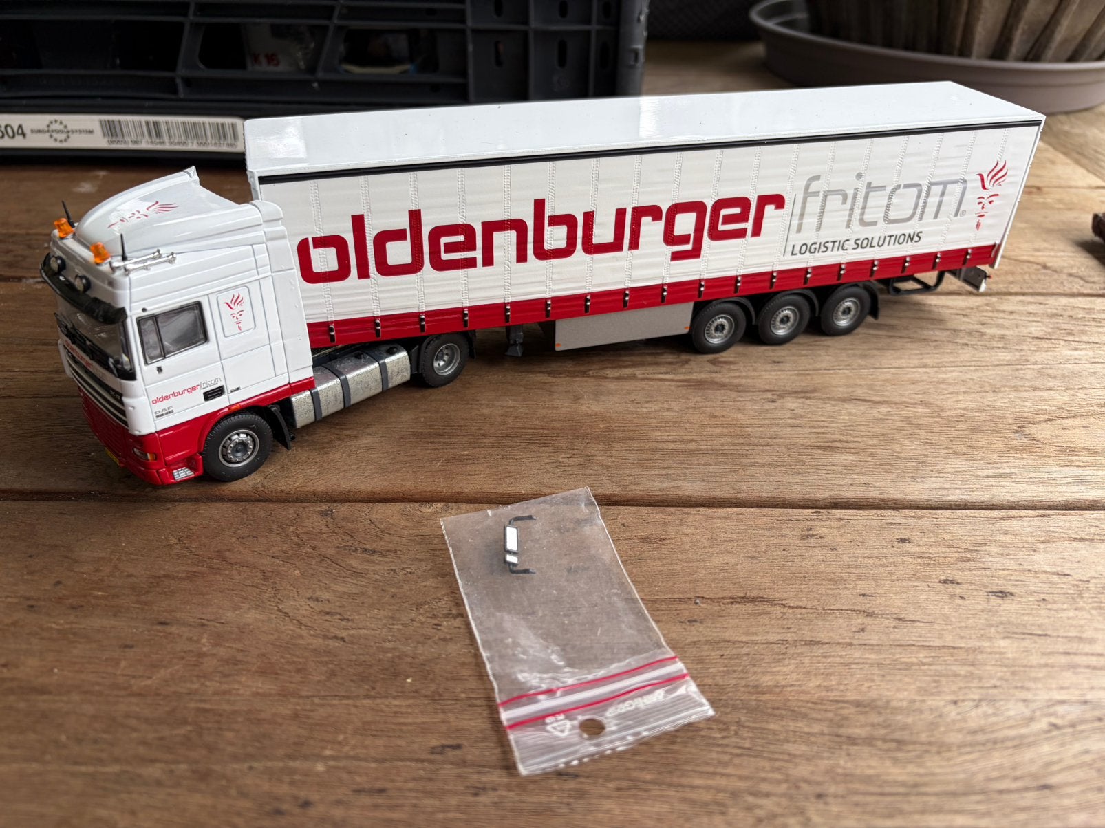 TEKNO DAF XF OLDENBURGER FRITOM, Ophalen of Verzenden, Gebruikt, Bus of Vrachtwagen, Tekno