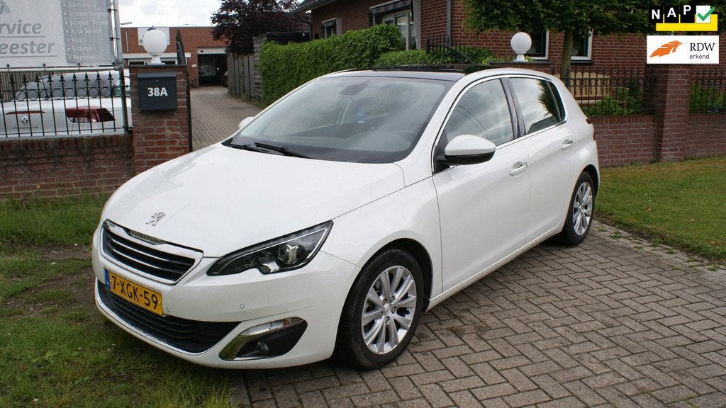 Peugeot 308 1.6 THP Première, Auto's, Peugeot, Euro 5, Gebruikt, Zwart, Bedrijf