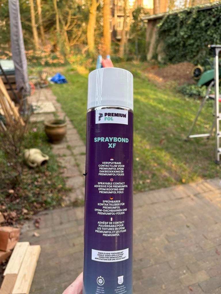 Epdm spuitlijm, Ophalen, Overige materialen, Zwart, Zo goed als nieuw